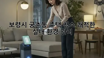 보령시 궁촌동 주택 청소: 쾌적한 실내 환경 관리